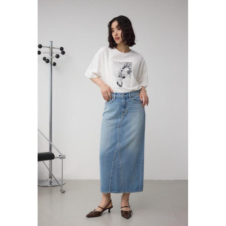 フラワーフォトTシャツ | AZUL BY MOUSSY | 詳細画像4 