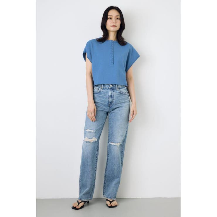 2WAYヘンリーネックトップス | AZUL BY MOUSSY | 詳細画像40 