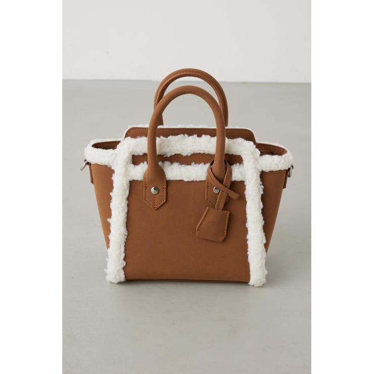 フェイクムートンハンドバッグ | AZUL BY MOUSSY | 詳細画像15 