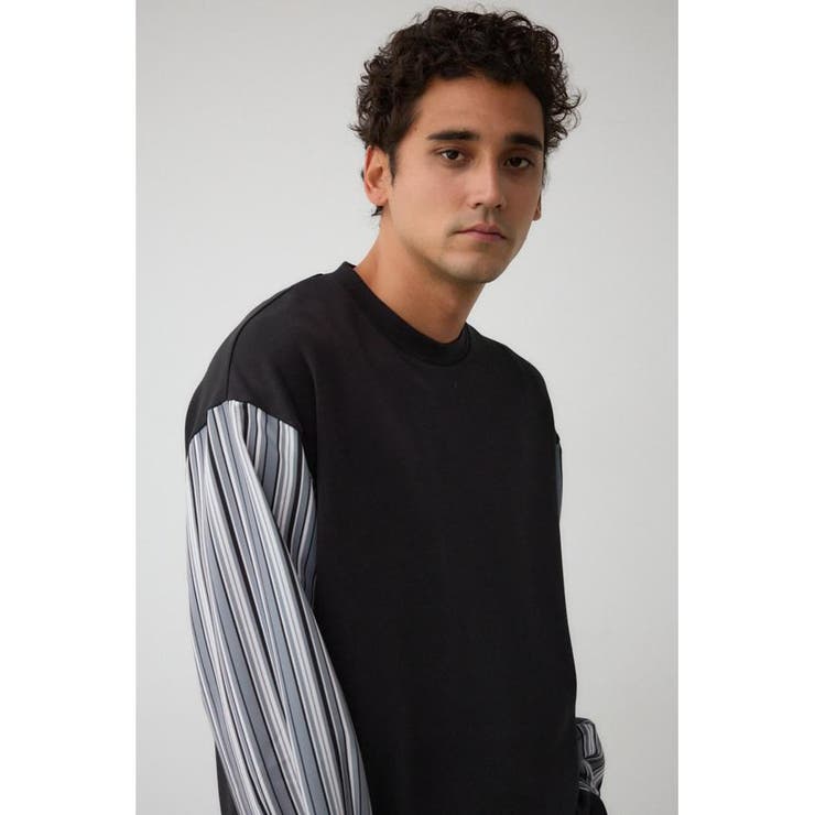 シャツレイヤードポンチトップス | AZUL BY MOUSSY | 詳細画像2 