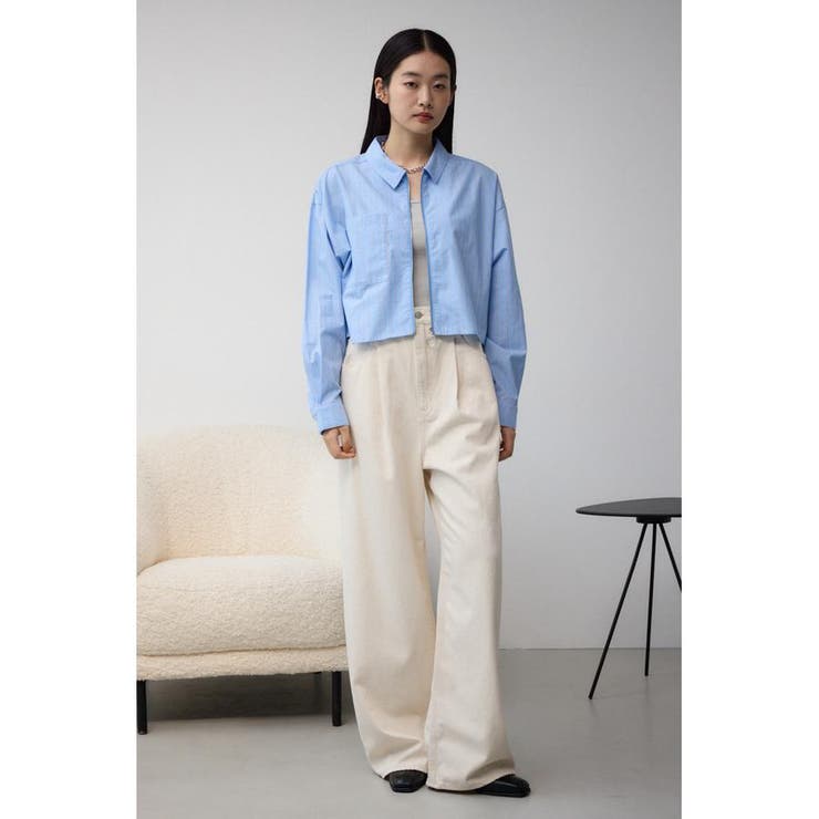 サスツキデニムワイドパンツ | AZUL BY MOUSSY | 詳細画像8 