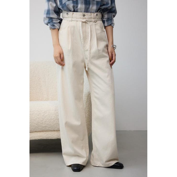 IVOY3 | サスツキデニムワイドパンツ | AZUL BY MOUSSY