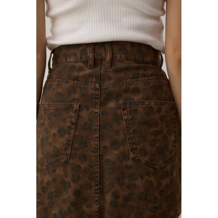 AZUL DENIM 起毛ツイルレオパードミニ | AZUL BY MOUSSY | 詳細画像22 