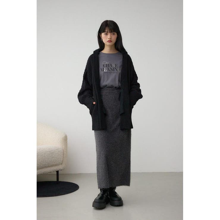 マットモールフードトッパーカーデ | AZUL BY MOUSSY | 詳細画像17 