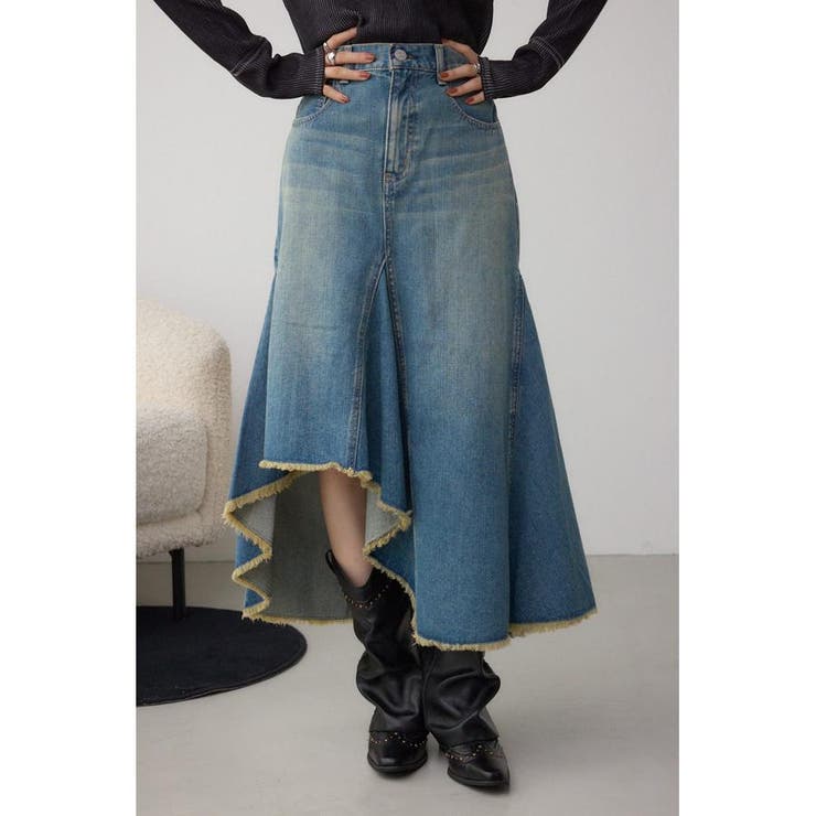 AZUL DENIM イレヘムデニムスカート | AZUL BY MOUSSY | 詳細画像14 