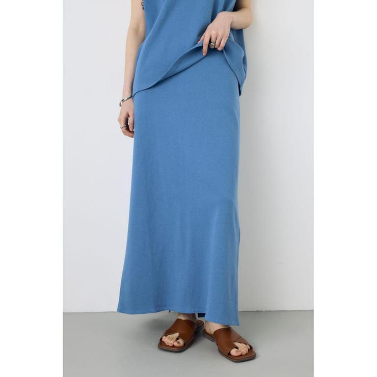 BLU | Iラインカットロングスカート | AZUL BY MOUSSY