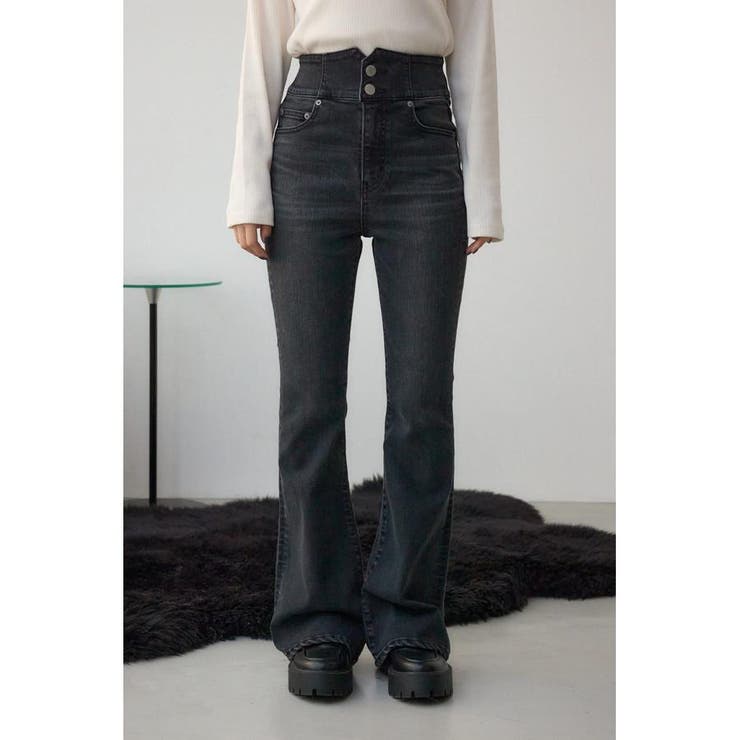 AZUL DENIM H/Wバックリボンフレアデニム | AZUL BY MOUSSY | 詳細画像5 