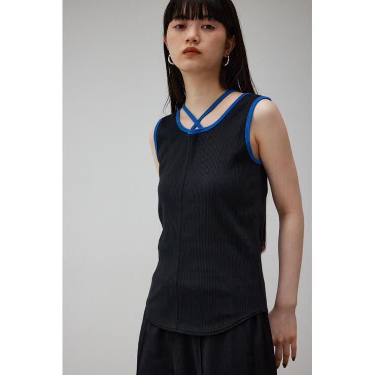 STRING ARRANGEMENT TANK TOP | AZUL BY MOUSSY | 詳細画像2 