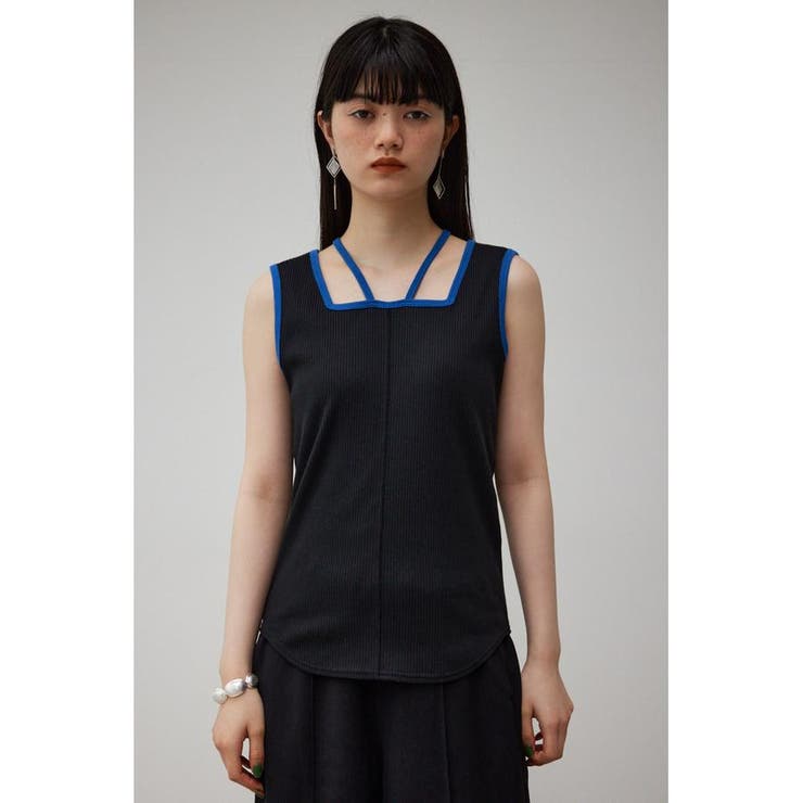STRING ARRANGEMENT TANK TOP | AZUL BY MOUSSY | 詳細画像5 