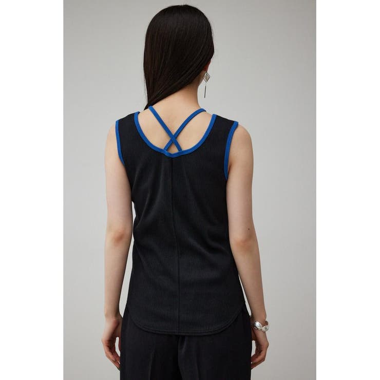 STRING ARRANGEMENT TANK TOP | AZUL BY MOUSSY | 詳細画像7 