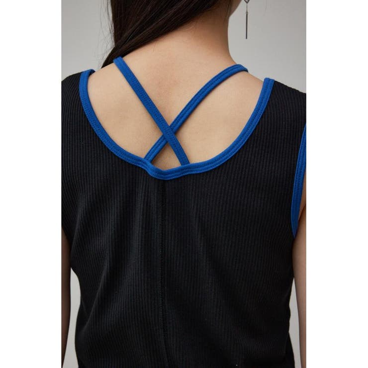 STRING ARRANGEMENT TANK TOP | AZUL BY MOUSSY | 詳細画像8 