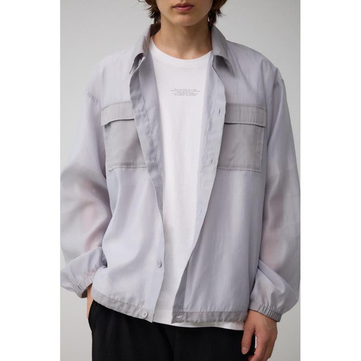 GRY | シアーCPOシャツ | AZUL BY MOUSSY