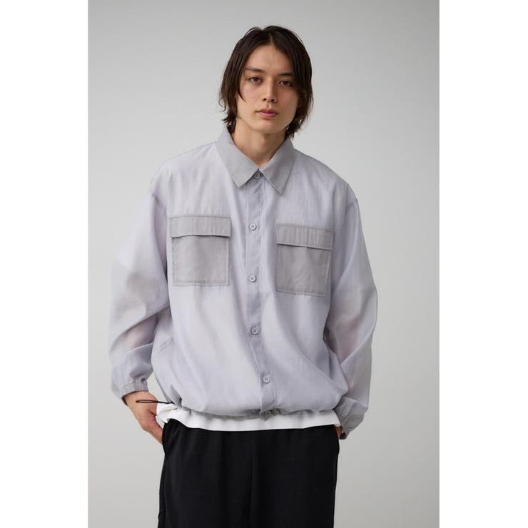 シアーCPOシャツ | AZUL BY MOUSSY | 詳細画像13 