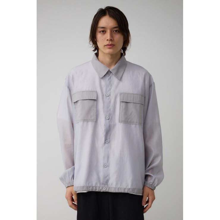 シアーCPOシャツ | AZUL BY MOUSSY | 詳細画像15 