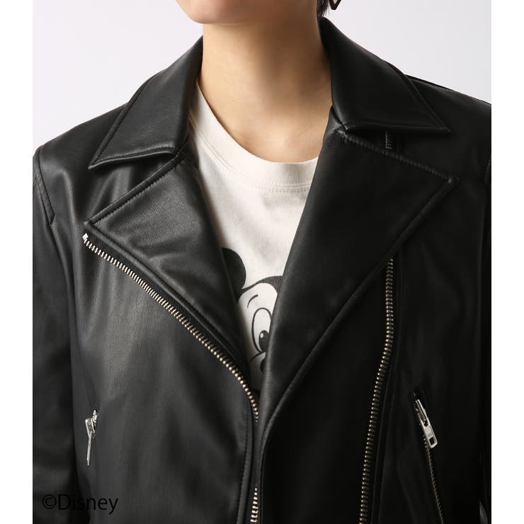 合皮ダブルライダースジャケット[品番：AZLW0012629]｜AZUL BY