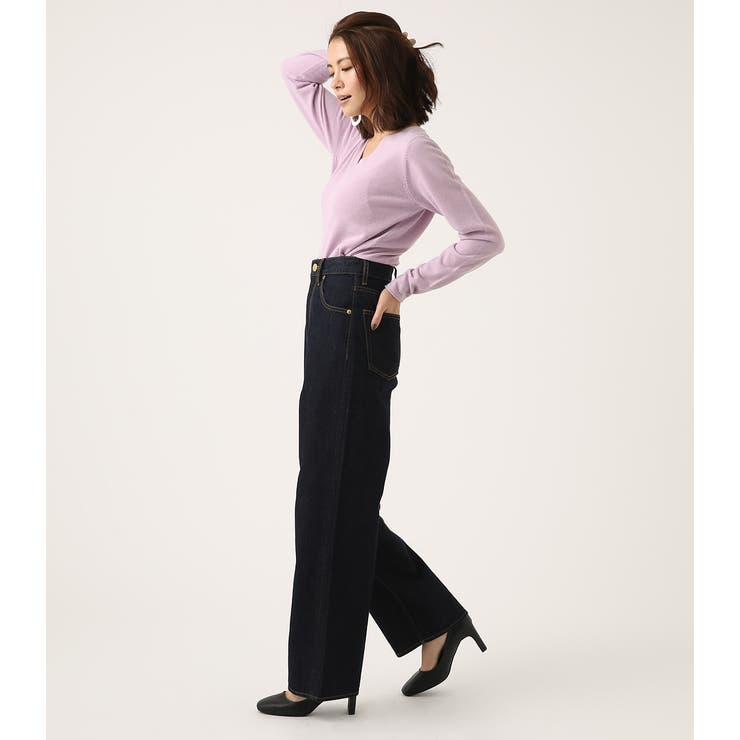 HIGH WAIST DENIM WIDE[品番：AZLW0014986]｜AZUL BY MOUSSY