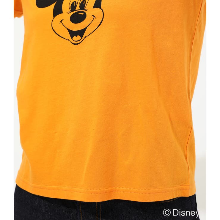 Moussy Disney ミッキーフェイス ファーコート 黒