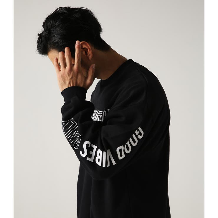 海外から輸入 LIGHTHEARTEDクルーネック長袖プルオーバー[品番：AZLW0014298 長袖カットソー
