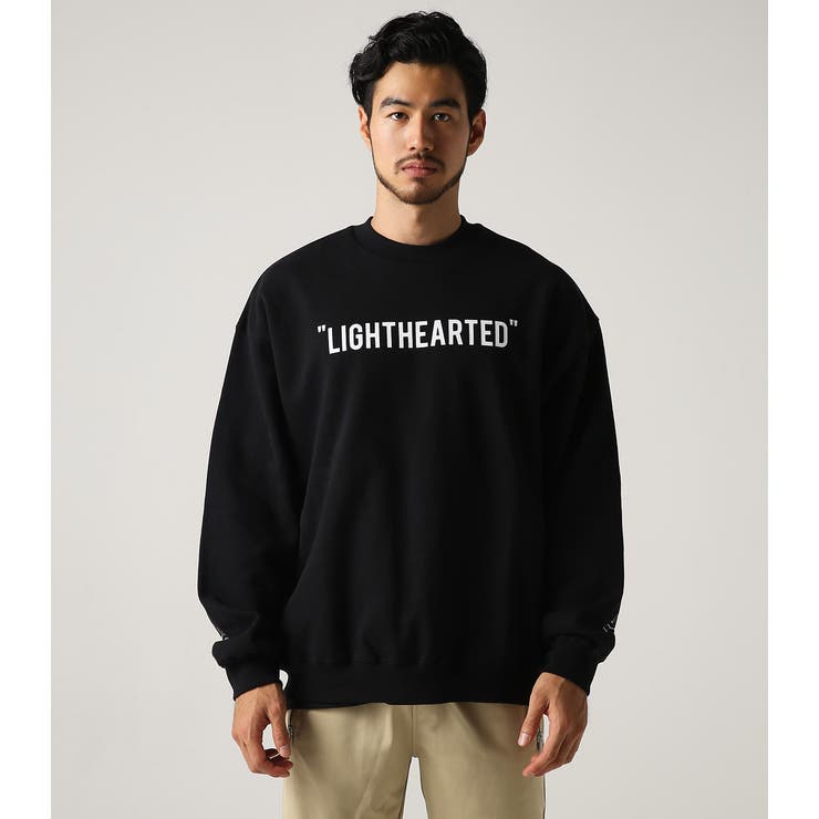 LIGHTHEARTEDクルーネック長袖プルオーバー[品番：AZLW0014298