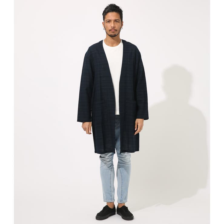 リネンロングトッパー[品番：AZLW0015206]｜AZUL BY MOUSSY