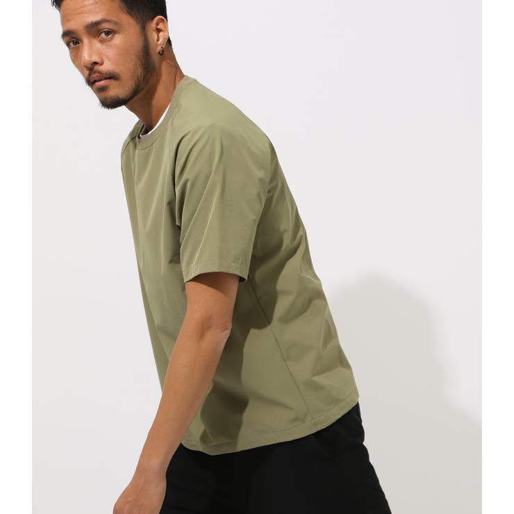 ナイロンストレッチTシャツ[品番：AZLW0015365]｜AZUL BY MOUSSY