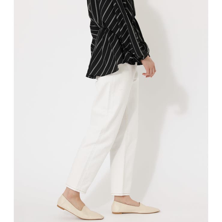 White Denim Tapered ホワイトデニムテーパード 品番 Azlw Azul By Moussy アズールバイマウジー の レディースファッション通販 Shoplist ショップリスト White Denim Tapered ホワイトデニムテーパード 品番 Azlw Azul By Moussy アズールバイマウジー の レディースファッション通販 Shoplist ショップリスト