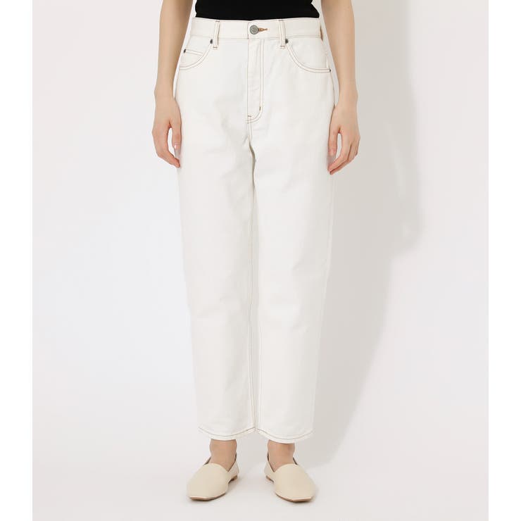 White Denim Tapered ホワイトデニムテーパード 品番 Azlw Azul By Moussy アズールバイマウジー のレディースファッション通販 Shoplist ショップリスト