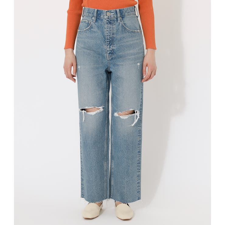 HIGH WAIST DAMAGE[品番：AZLW0016976]｜AZUL BY MOUSSY