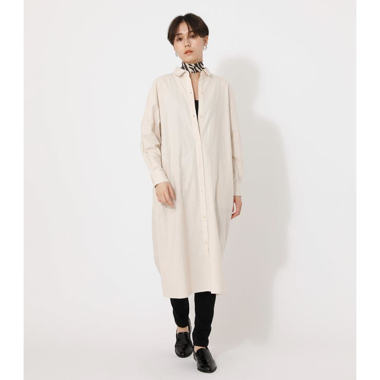 LONG SHIRT ONEPIECE/ロングシャツワンピース