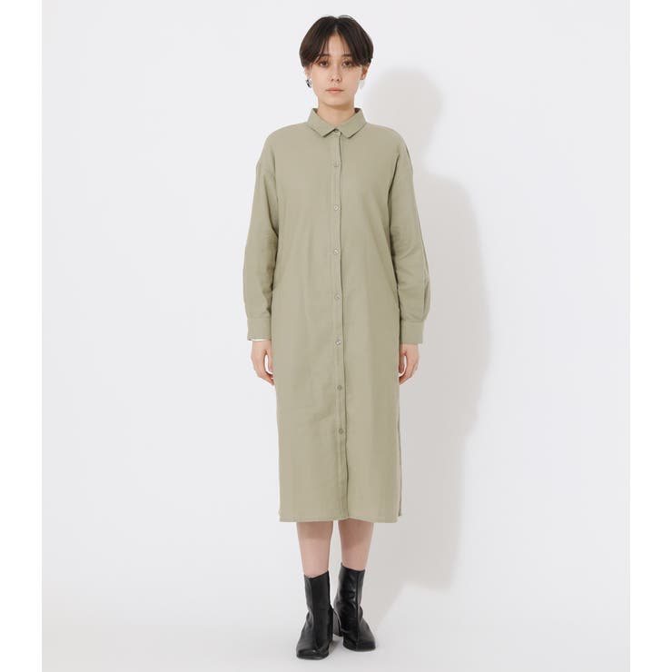 Long Shirt Onepiece ロングシャツワンピース 品番 Azlw Azul By Moussy アズールバイマウジー のレディースファッション通販 Shoplist ショップリスト