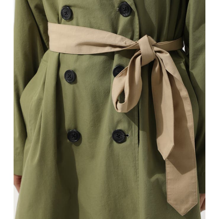 Mix Fabric Trench 品番 Azlw Azul By Moussy アズールバイマウジー のレディースファッション通販 Shoplist ショップリスト