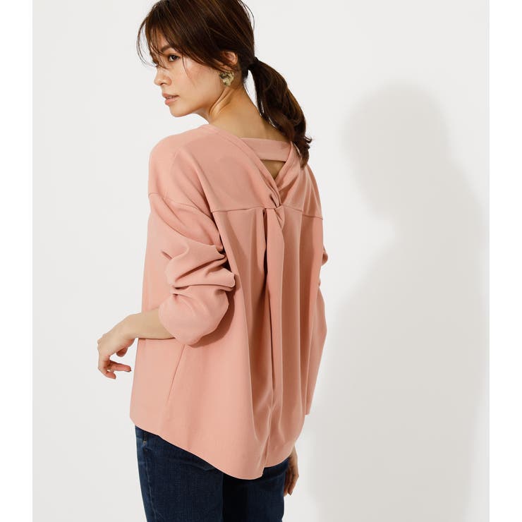 BACK TWIST OPEN TOPS/バックツイストオープントップス[品番