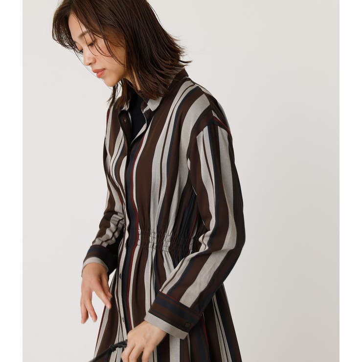 Stripe Blousing Shirt 品番 Azlw Azul By Moussy アズール バイマウジー のレディースファッション通販 Shoplist ショップリスト