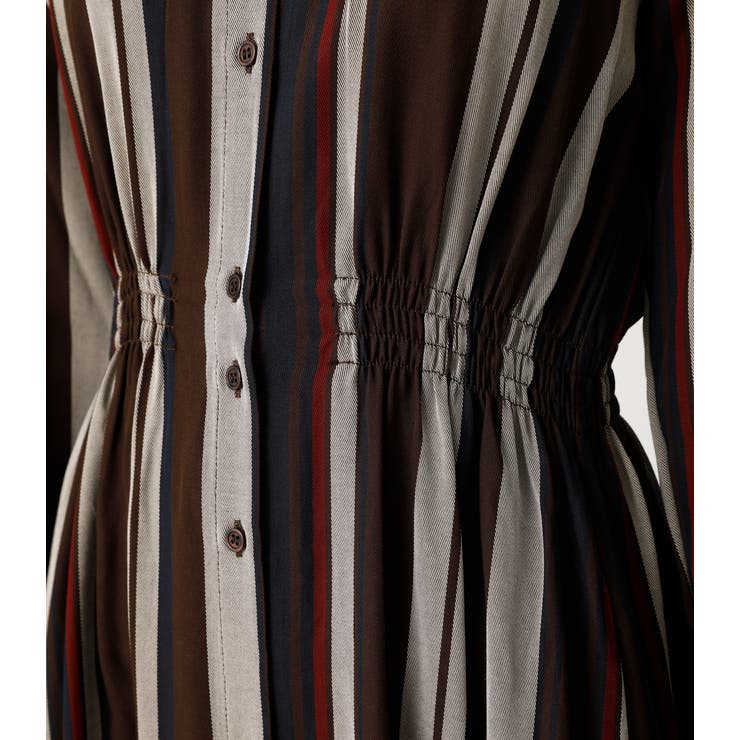 Stripe Blousing Shirt 品番 Azlw Azul By Moussy アズール バイマウジー のレディースファッション通販 Shoplist ショップリスト