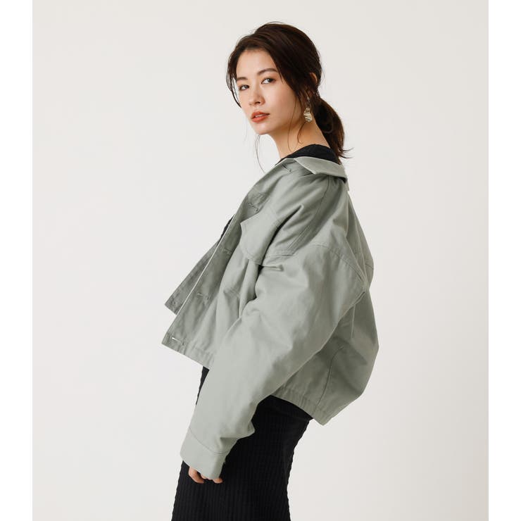 POCKET SHORT JACKET/ポケットショートジャケット[品番：AZLW0016818