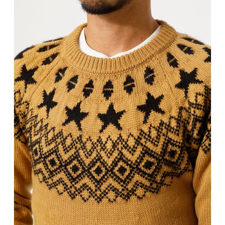 FAIR ISLE STAR KNIT/フェアアイルスターニット