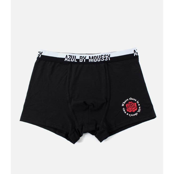 ROSE MESSAGE BOXER | AZUL BY MOUSSY | 詳細画像1 
