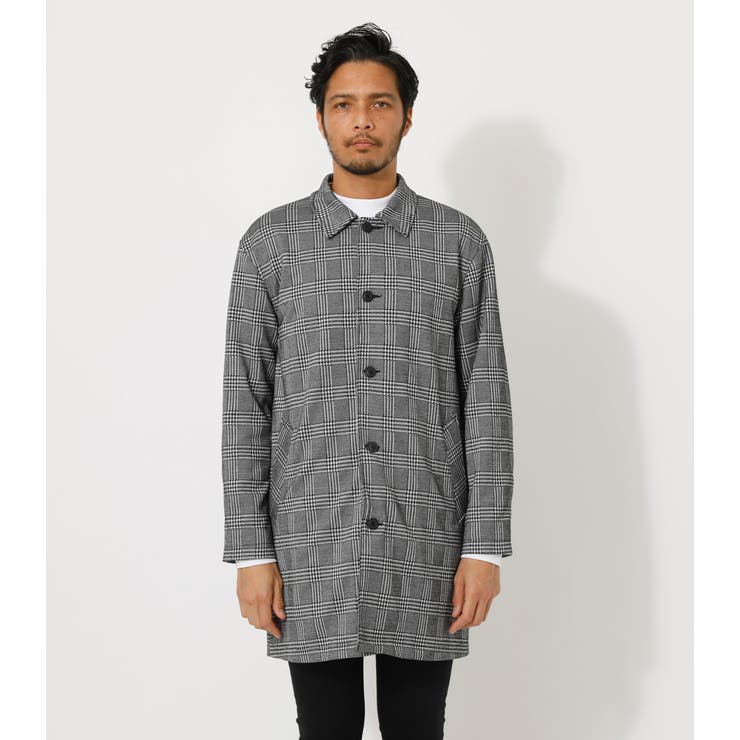 GLEN CHECK SHOP COAT/グレンチェックショップコート