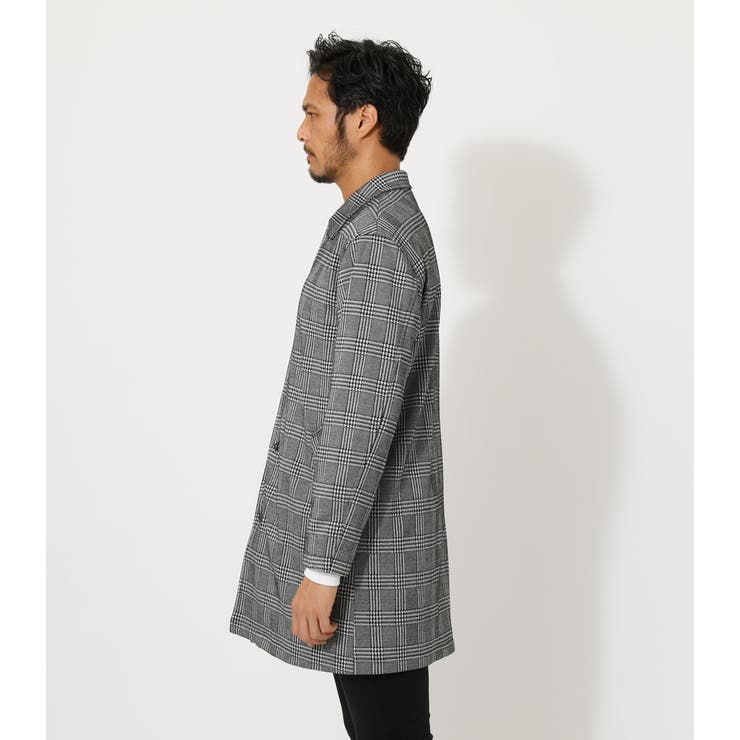 GLEN CHECK SHOP COAT/グレンチェックショップコート