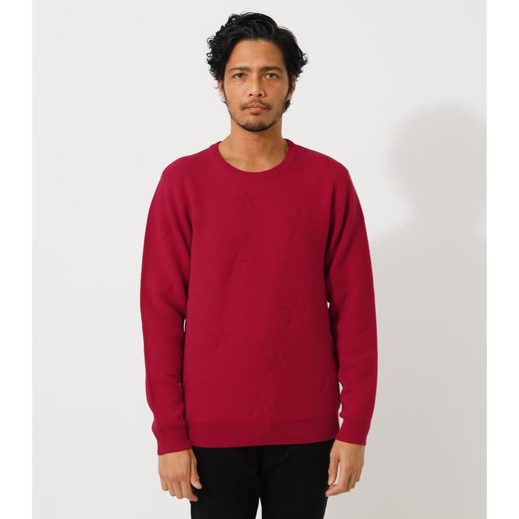 SHADOW STAR C/N KNIT/シャドウスタークルーネックニット[品番