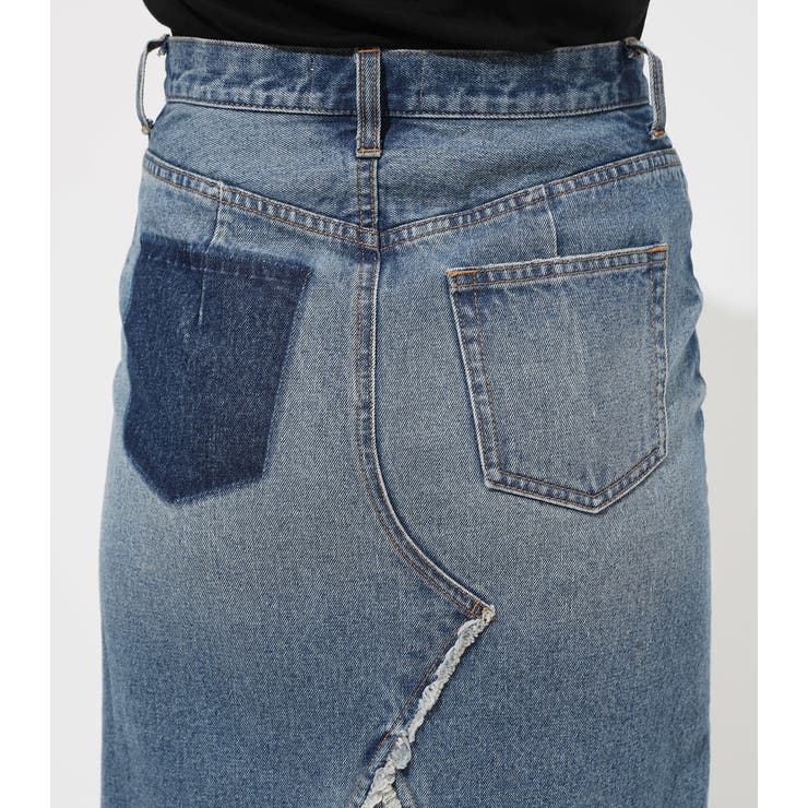 Remake Denim Skirt デニムスカート 品番 Azlw Azul By Moussy アズールバイマウジー のレディースファッション通販 Shoplist ショップリスト