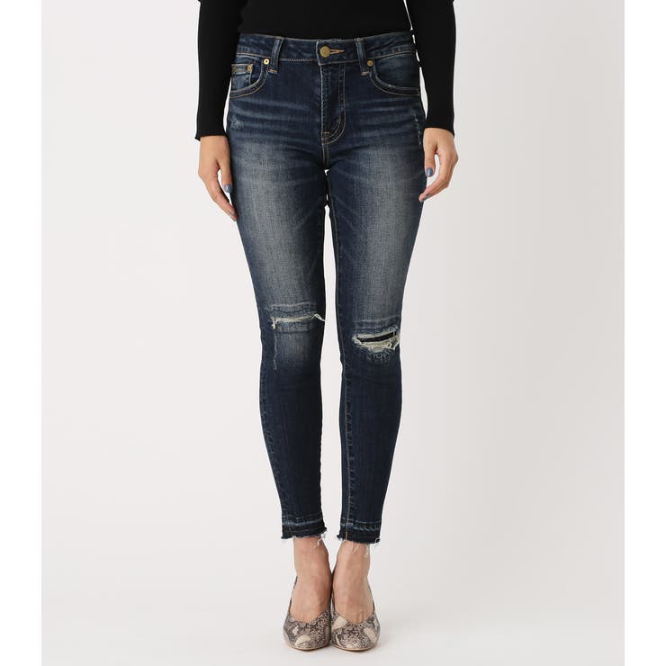 Repair Denim Skinny 品番 Azlw Azul By Moussy アズールバイマウジー のレディースファッション通販 Shoplist ショップリスト