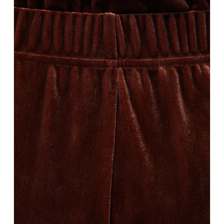 CRASH VELOR FLARE PANTS/クラッシュベロアフレアパンツ