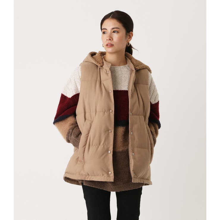 BOA QUILTING VEST/ボアキルティングベスト[品番：AZLW0016497