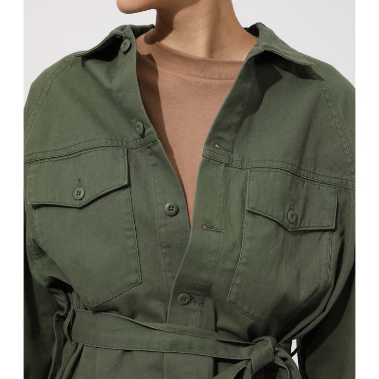 Pocket Belt Shirt Outer ポケットベルトシャツアウター 品番 Azlw0016262 Azul By Moussy アズールバイマウジー のレディースファッション通販 Shoplist ショップリスト