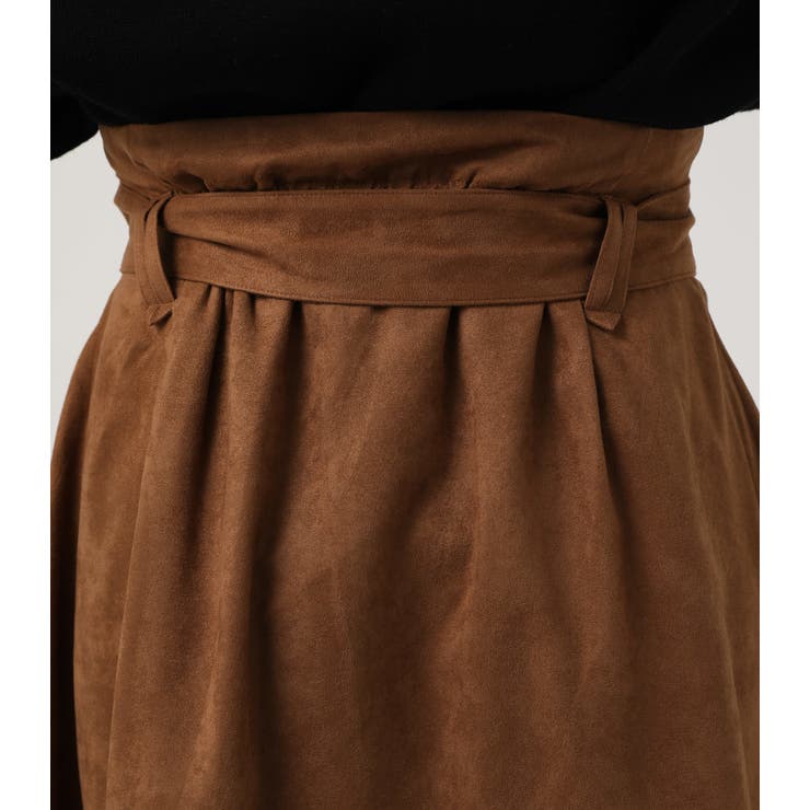 ECO LEATHER FLARE SKIRT/エコレザーフレアスカート[品番：AZLW0016372