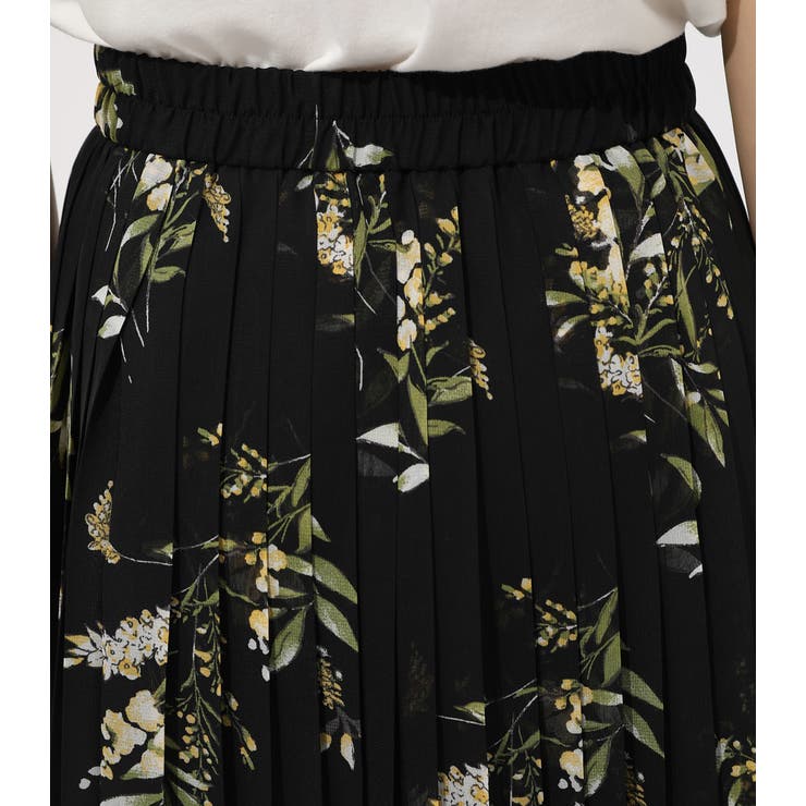 FLOWER ASYMMETRY PLEATS SKIRT[品番：AZLW0015478]｜AZUL BY MOUSSY
