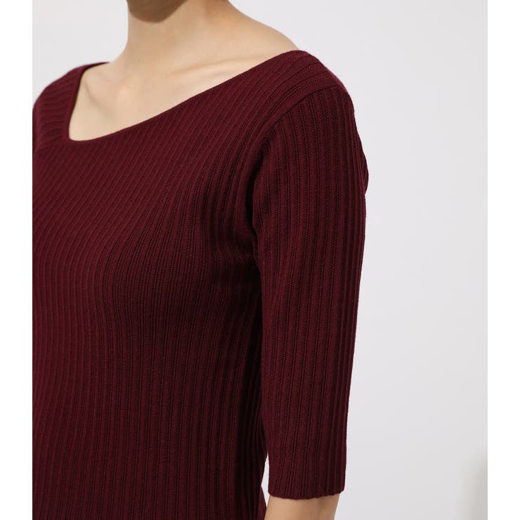 RIB ASYMENECK HALF[品番：AZLW0016196]｜AZUL BY MOUSSY