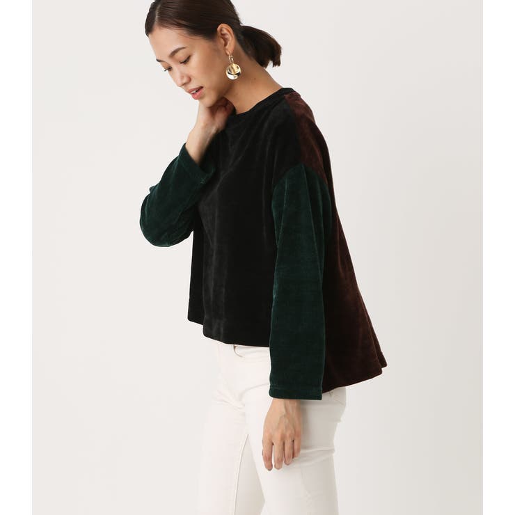 VELOR YARN LOOSE TOPS/ベロアヤーンルーズトップス[品番