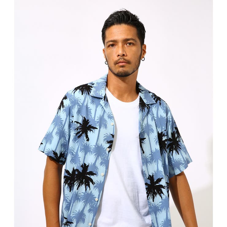 PALM TREE ALOHA SHIRT[品番：AZLW0015626]｜AZUL BY MOUSSY（アズール 